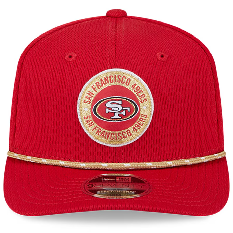 SAN FRANCISCO 49ERS 2024 NFL SIDELINE 9SEVENTY STRETCH SNAPBACK HAT - –  JR'S SPORTS