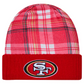 SAN FRANCISCO 49ERS 2024 NFL SIDELINE STATEMENT CUFFED KNIT BEANIE - RED