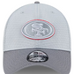 SAN FRANCISCO 49ERS 2024 NFL TRAINING CAMP 39THIRTY FLEX FIT HAT - GRAY HEATHER