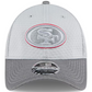 SAN FRANCISCO 49ERS 2024 NFL TRAINING CAMP 9FORTY-STRETCH SNAP HAT - GRAY HEATHER