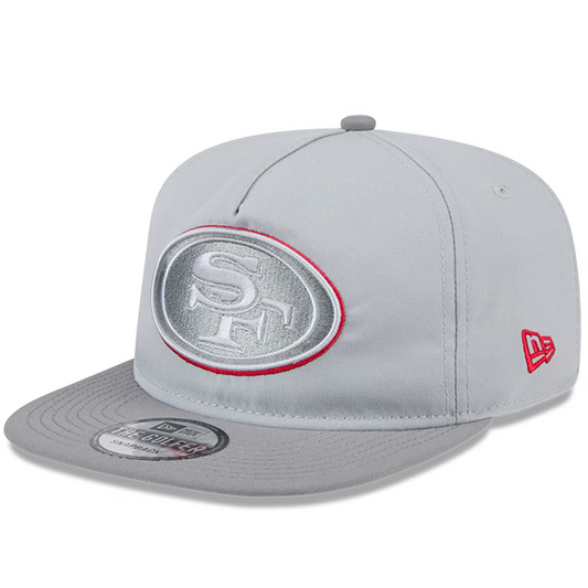 SAN FRANCISCO 49ERS 2024 NFL TRAINING CAMP GOLFER HAT - GRAY HEATHER