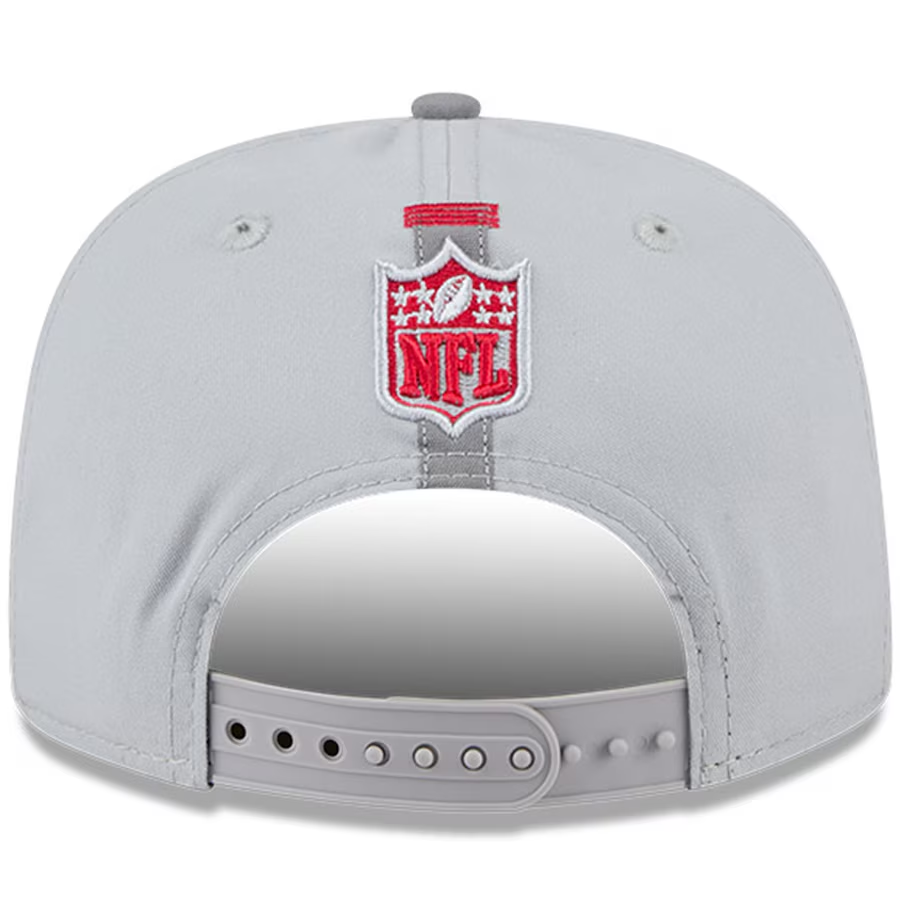 SAN FRANCISCO 49ERS 2024 NFL TRAINING CAMP GOLFER HAT - GRAY HEATHER