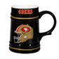 SAN FRANCISCO 49ERS 24OZ CERAMIC STEIN CUP WITH GIFT BOX