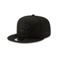 SAN FRANCISCO 49ERS BASIC LOGO 9FIFTY SNAPBACK HAT- BLACK/BLACK