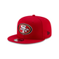 SAN FRANCISCO 49ERS BASIC LOGO 9FIFTY SNAPBACK HAT - RED/TEAM