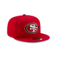 SAN FRANCISCO 49ERS BASIC LOGO 9FIFTY SNAPBACK HAT - RED/TEAM