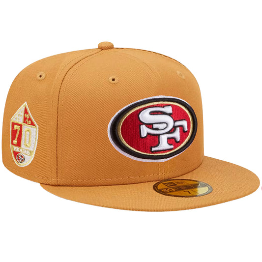 SAN FRANCISCO 49ERS COLOR PACK 59FIFTY FITTED HAT - LIGHT BRONZE