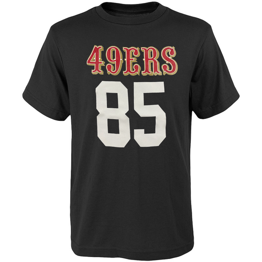 Youth George Kittle White San Francisco 49ers Team Replica Player Jersey