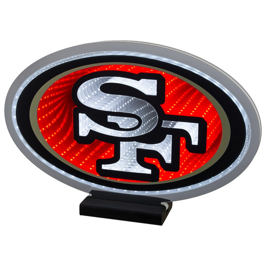 SAN FRANCISCO 49ERS LED INFINITY LOGO LIGHT