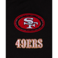 SAN FRANCISCO 49ERS MEN'S LOGO SELECT T-SHIRT - BLACK