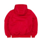 SAN FRANCISCO 49ERS MEN'S NEWERA X ALPHA INDUSTRIES L-2B  HOODED BOMBER JACKET - RED