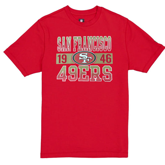 SAN FRANCISCO 49ERS MEN'S SPORTS NIGHT T-SHIRT - RED