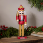 SAN FRANCISCO 49ERS 12" WOODEN NUTCRACKER STATUE