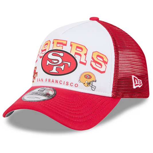 SAN FRANCISCO 49ERS RETRO WORDMARK A-FRAME 9FORTY ADJUSTABLE HAT