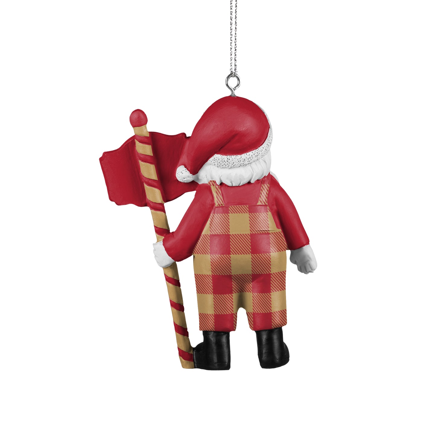 SAN FRANCISCO 49ERS SANTA OVERALLS ORNAMENT