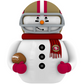 SAN FRANCISCO 49ERS SNOWMAN PLAYER 7' INFLATABLE