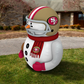 SAN FRANCISCO 49ERS SNOWMAN PLAYER 7' INFLATABLE