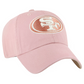 SAN FRANCISCO 49ERS WOMEN'S BALLPARK CHEER '47 CLEAN UP ADJUSTABLE HAT - DUSTY ROSE