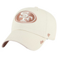 SAN FRANCISCO 49ERS WOMEN'S BALLPARK CHEER '47 CLEAN UP ADJUSTABLE HAT - NATURAL