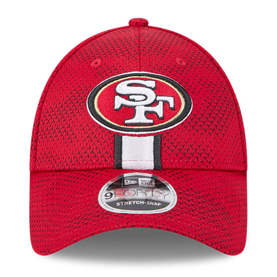 SAN FRANCISCO 49ERS YOUTH 2024 NFL SIDELINE 9FORTY STRETCH-SNAP ADJUSTABLE HAT