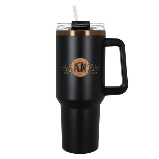 SAN FRANCISCO GIANTS 40OZ. COLOSSUS TRAVEL MUG - BLACK/COPPER