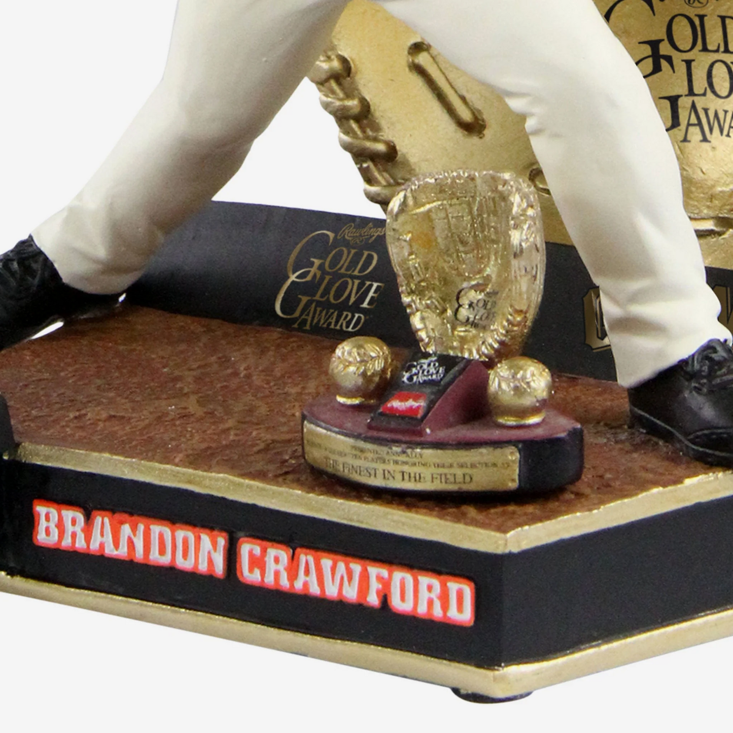 SAN FRANCISCO GIANTS BRANDON CRAWFORD 2021 GOLD GLOVE BOBBLEHEAD