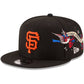 SAN FRANCISCO GIANTS CITY ART 9FIFTY SNAPBACK - BLACK