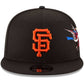 SAN FRANCISCO GIANTS CITY ART 9FIFTY SNAPBACK - BLACK