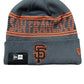 SAN FRANCISCO GIANTS CLUBHOUSE CUFFED SPORT KNIT - GRAPHITE