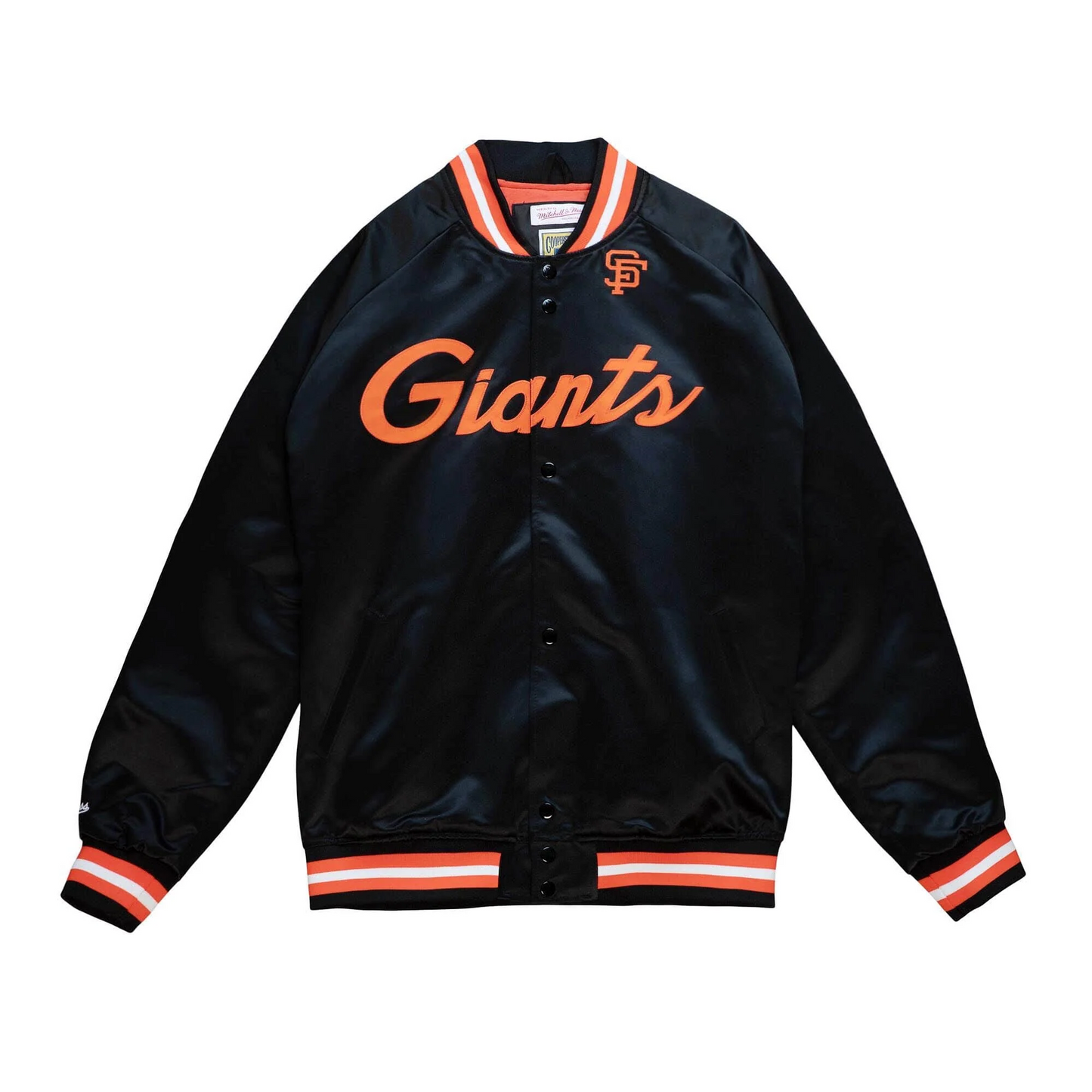 SAN FRANCISCO GIANTS KIDS MITCHELL & NESS SATIN JACKET