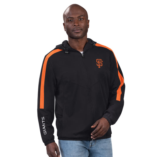 SAN FRANCISCO GIANTS MEN'S PLAYMAKER FULL-ZIP TRACK JACKET