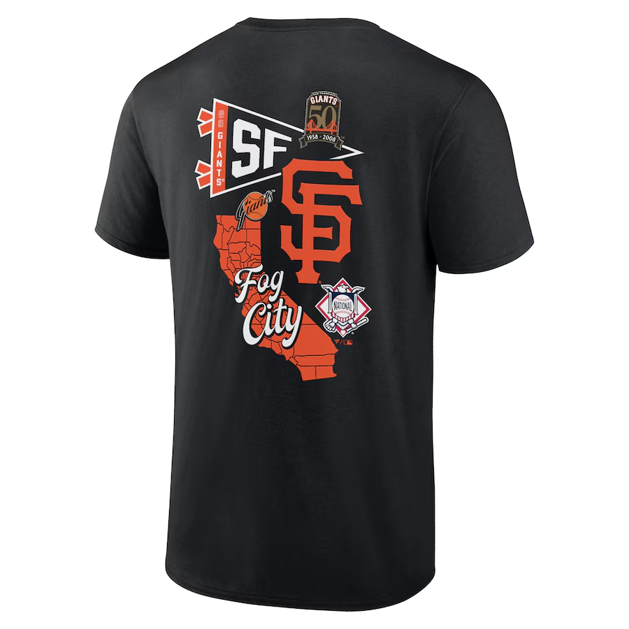 SAN FRANCISCO GIANTS MEN'S SPLIT ZONE T-SHIRT