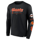 SAN FRANCISCO GIANTS MEN'S STRIKE THE GOAL LONG SLEEVE T-SHIRT