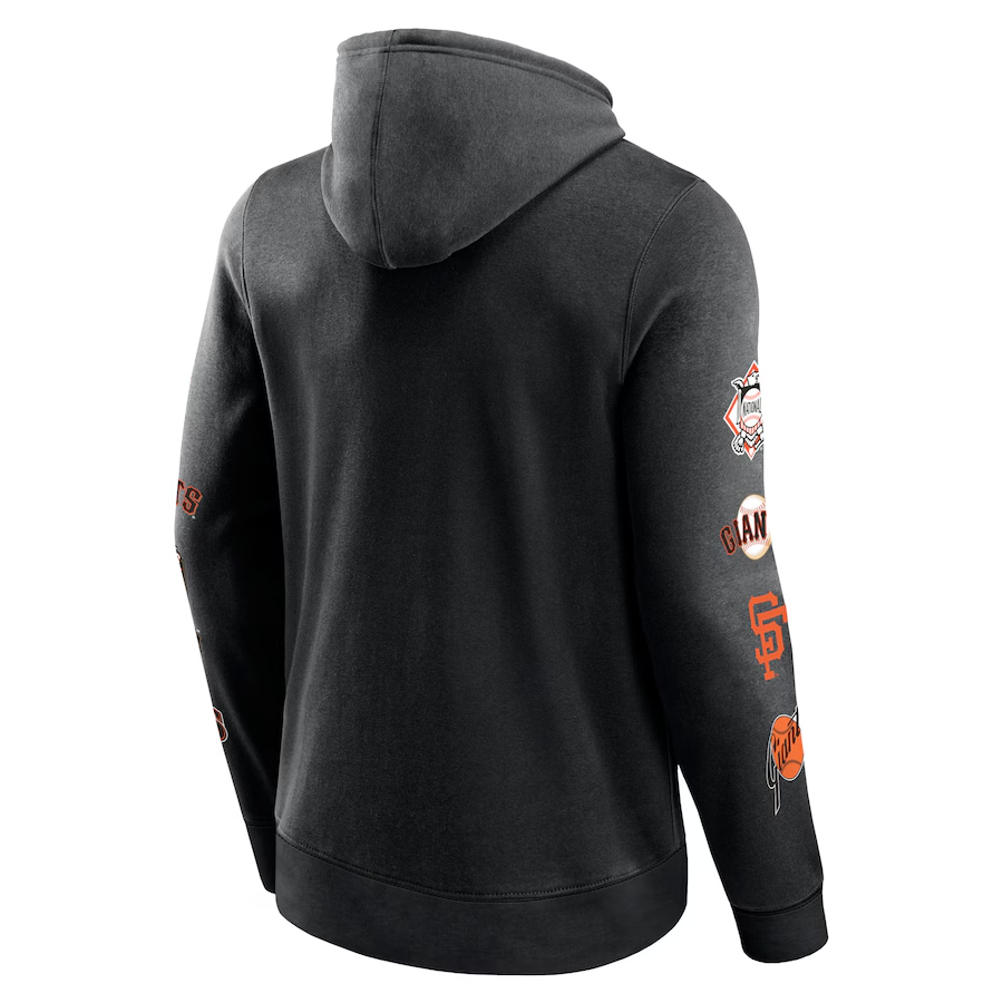 SAN FRANCISCO GIANTS MEN'S WILD WINNER PULLOVER HOODED SWEATSHIRT