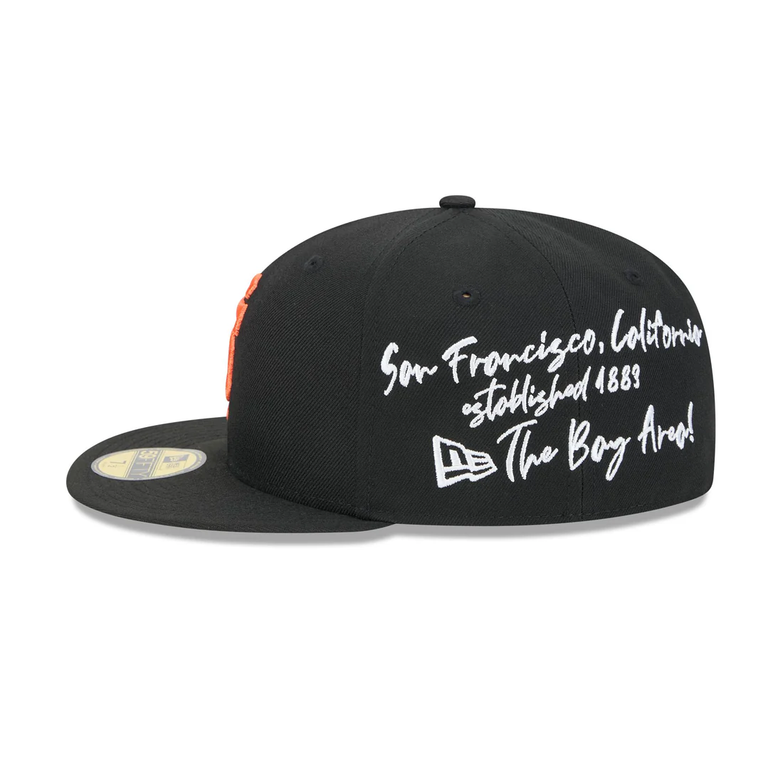 SAN FRANCISCO GIANTS TEAM VERBIAGE 59FIFTY FITTED HAT - BLACK