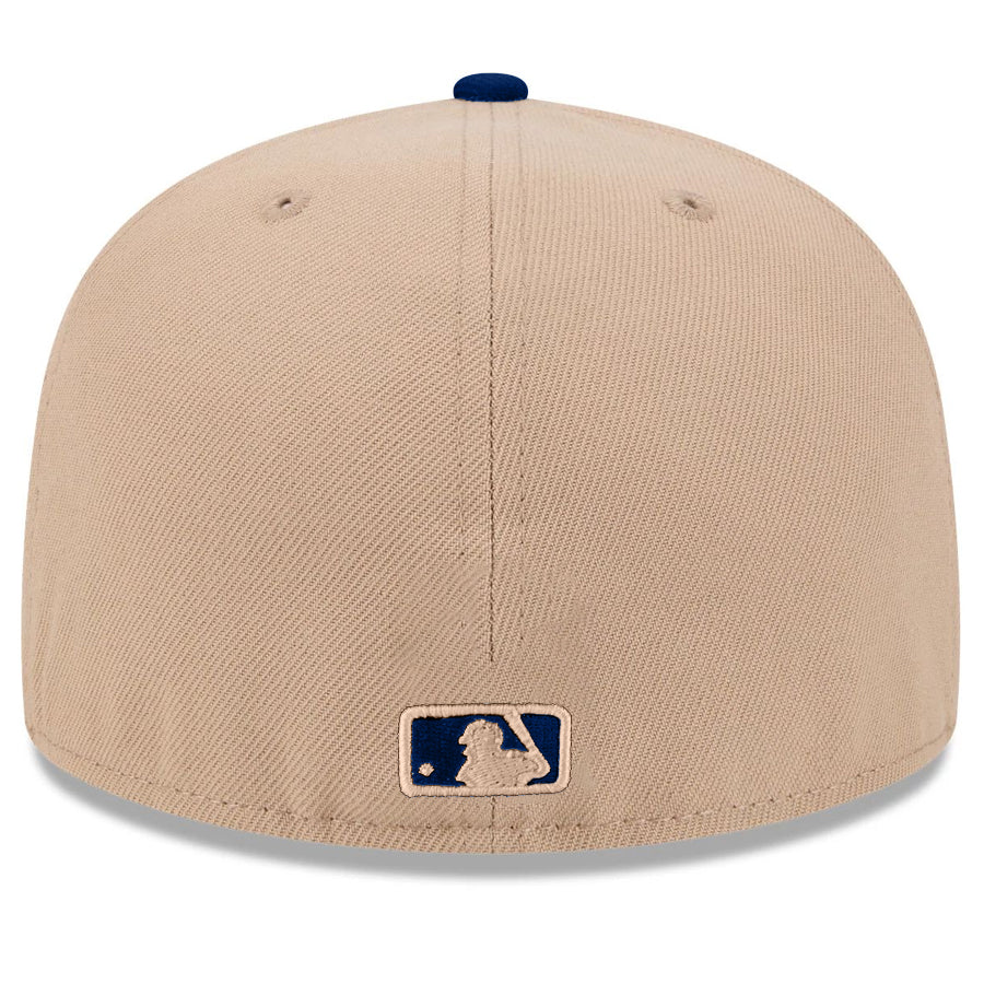 SAN FRANCISCO GIANTS TWO-TONE EVERGREEN BASIC 59FIFTY FITTED HAT - CAMEL/BLACK