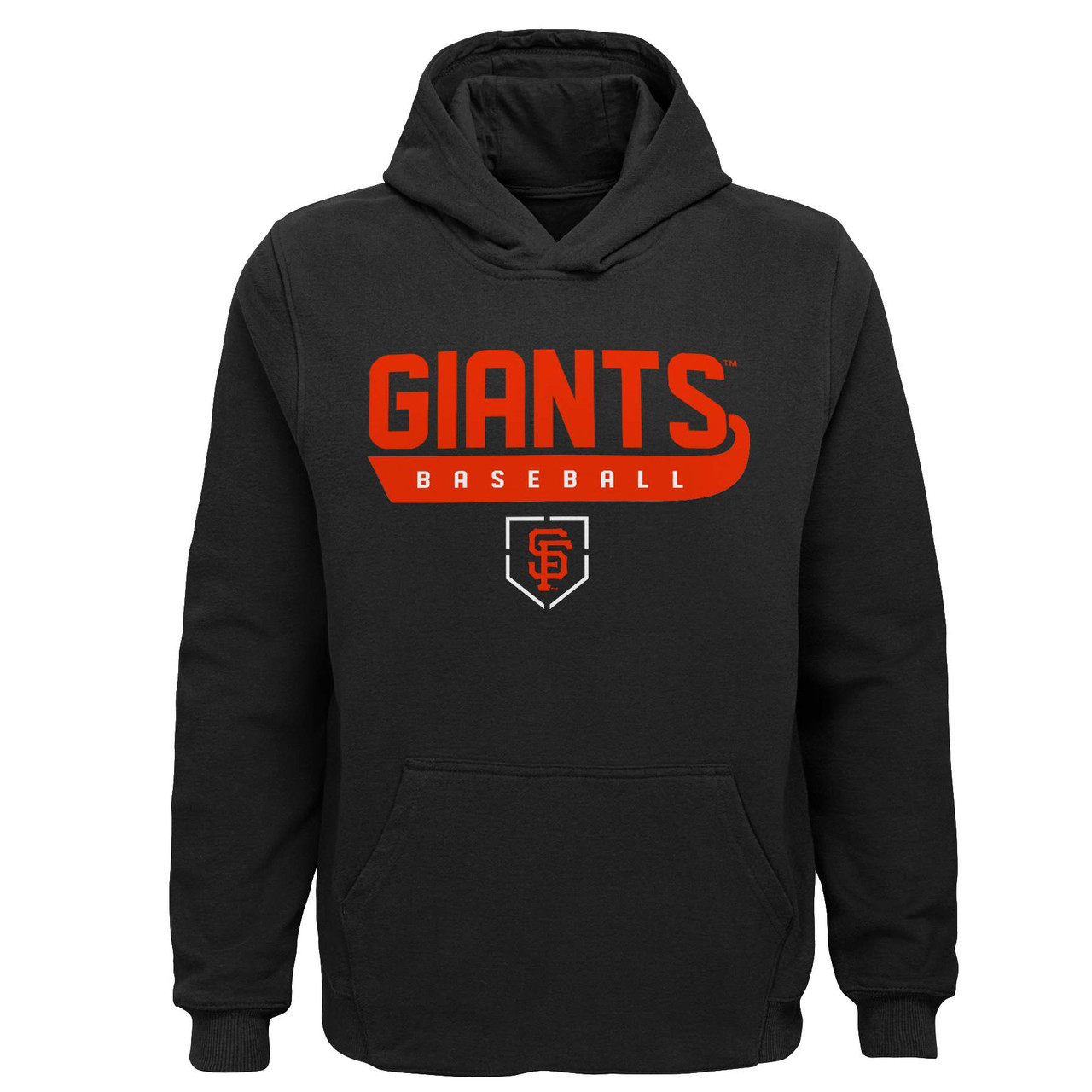 SAN FRANCISCO GIANTS YOUTH TARGET BASE PULLOVER HOODED SWEATSHIRT