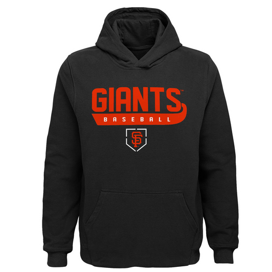 SAN FRANCISCO GIANTS YOUTH TARGET BASE PULLOVER HOODED SWEATSHIRT