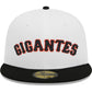 SAN FRANCISCO GIGANTES OPTIC 60TH ANNIVERSARY OPTIC CUSTOM 59FIFTY FITTED HAT - WHITE/BLACK