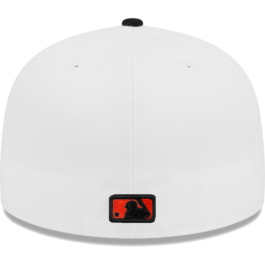 SAN FRANCISCO GIGANTES OPTIC 60TH ANNIVERSARY OPTIC CUSTOM 59FIFTY FITTED HAT - WHITE/BLACK