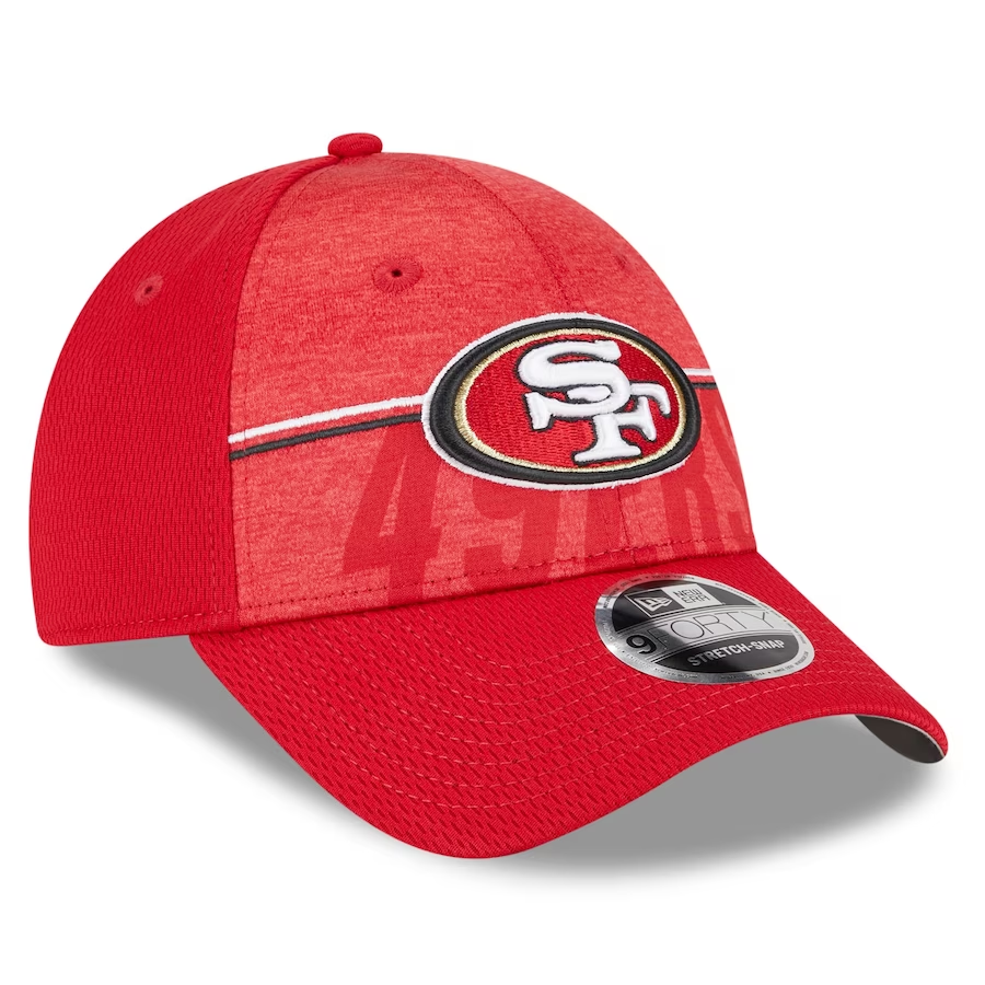 SAN FRANCISCO 49ERS 2023 TRAINING CAMP 9FORTY STRETCH SNAP ADJUSTABLE HAT