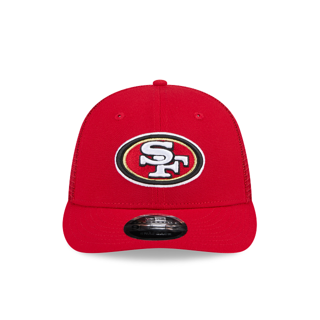 SAN FRANCSICO 49ERS LOW-PROFILE BASIC POLY TRUCKER 9FIFTY SNAPBACK HAT