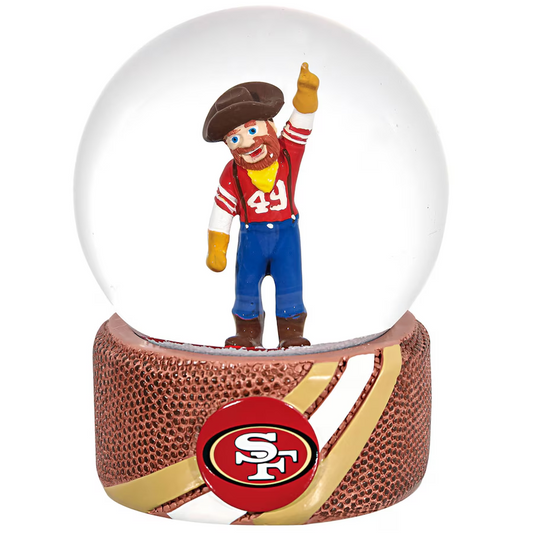 SAN FRANCSICO 49ERS MASCOT WATER GLOBE