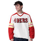 SAN FRANCSICO 49ERS MEN'S HIGH HEAT 2 PULLOVER JACKET - WHITE