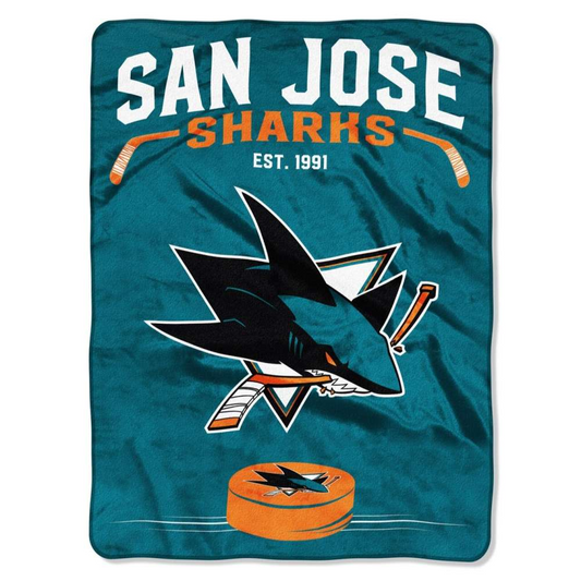 MANTA PRESTIGIO SAN JOSE SHARKS 60"X80"