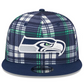 SEATTLE SEAHAWKS 2024 NFL SIDELINE STATEMENT 9FIFTY SNAPBACK HAT - NAVY