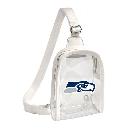 SEATTLE SEAHAWKS CLEAR STADIUM MINI SLING BAG