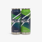 SEATTLE SEAHAWKS HOME & AWAY IGLOO 16OZ REUSABLE CAN 2-PACK