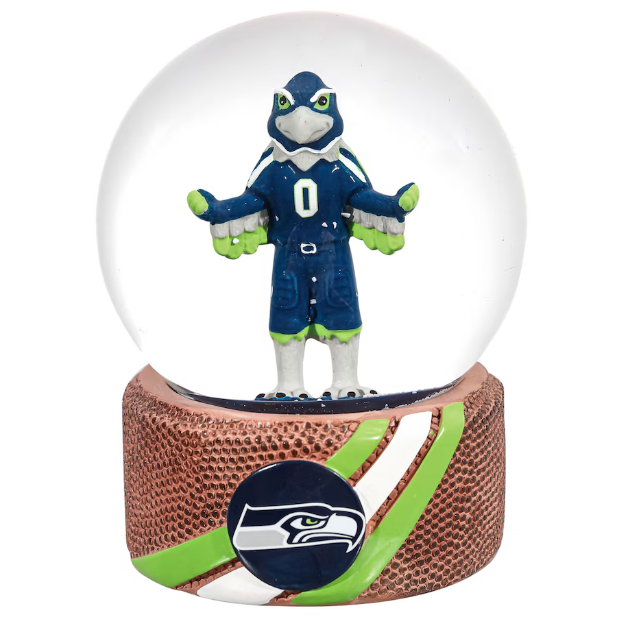 SEATTLE SEAHAWKS MASCOT WATER GLOBE