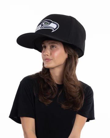 SEATTLE SEAHAWKS NOGGIN OVERSIZED HAT - NAVY